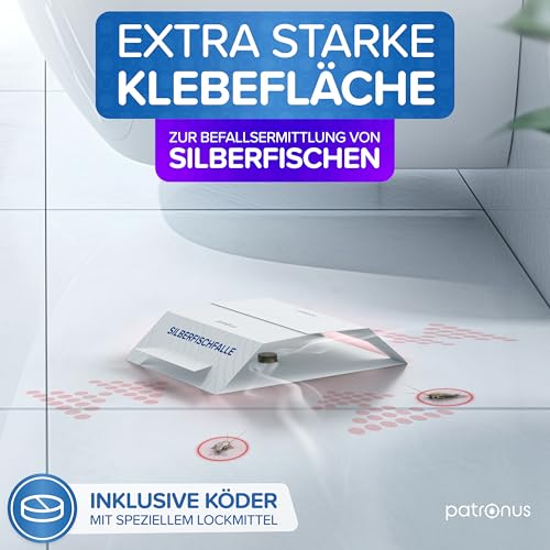 Thumbnail 3 de Patronus Silberfischfalle [18x]: Klebefallen zur Befallsermittlung
