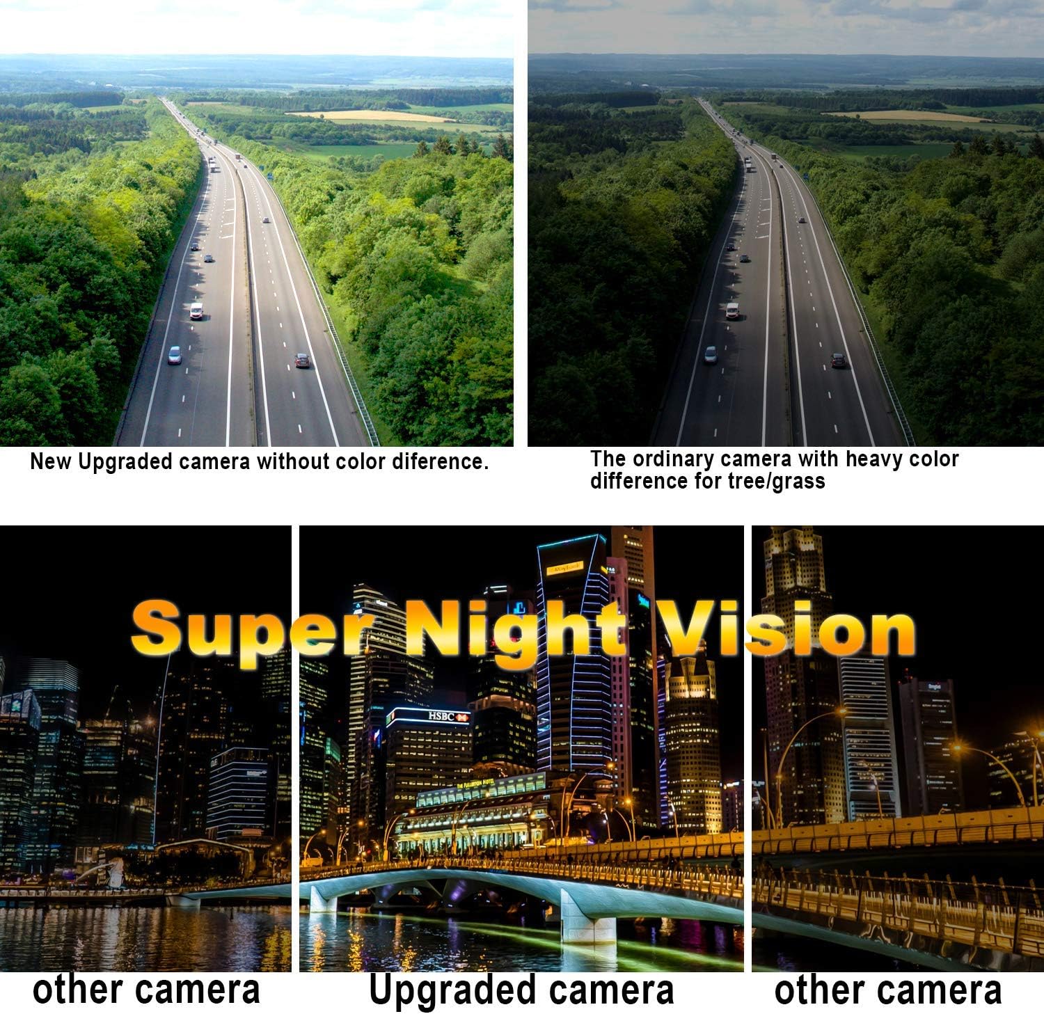 Detalle 2 de Uzone Wireless Car Rear Vision Camera with Magnetic Mount and WiFi (IP67, Night Vision, Wide Angle)