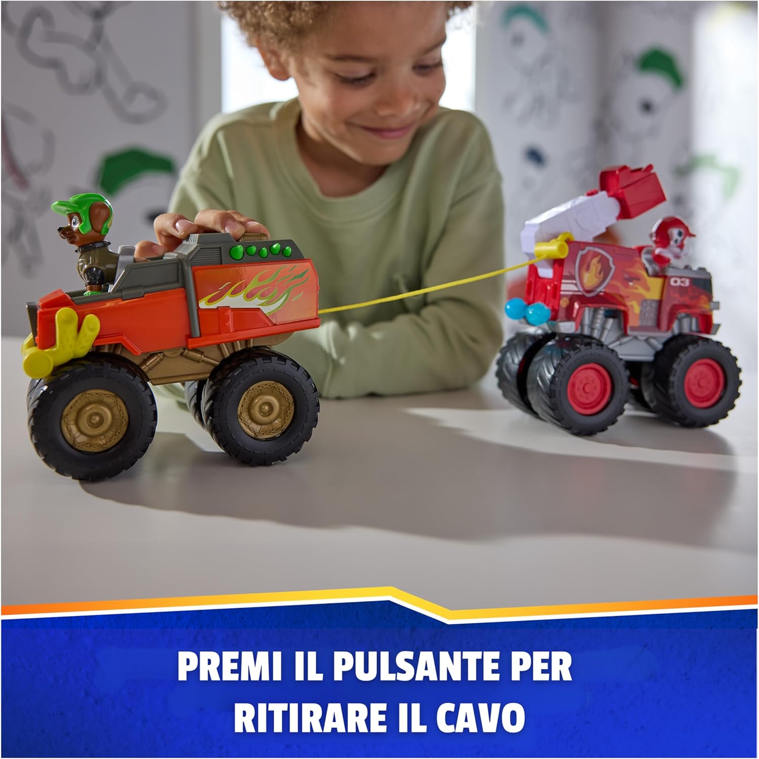 Detalle de Paw Patrol Rescue Wheels: Veicolo Boomer con Figura Collezionabile