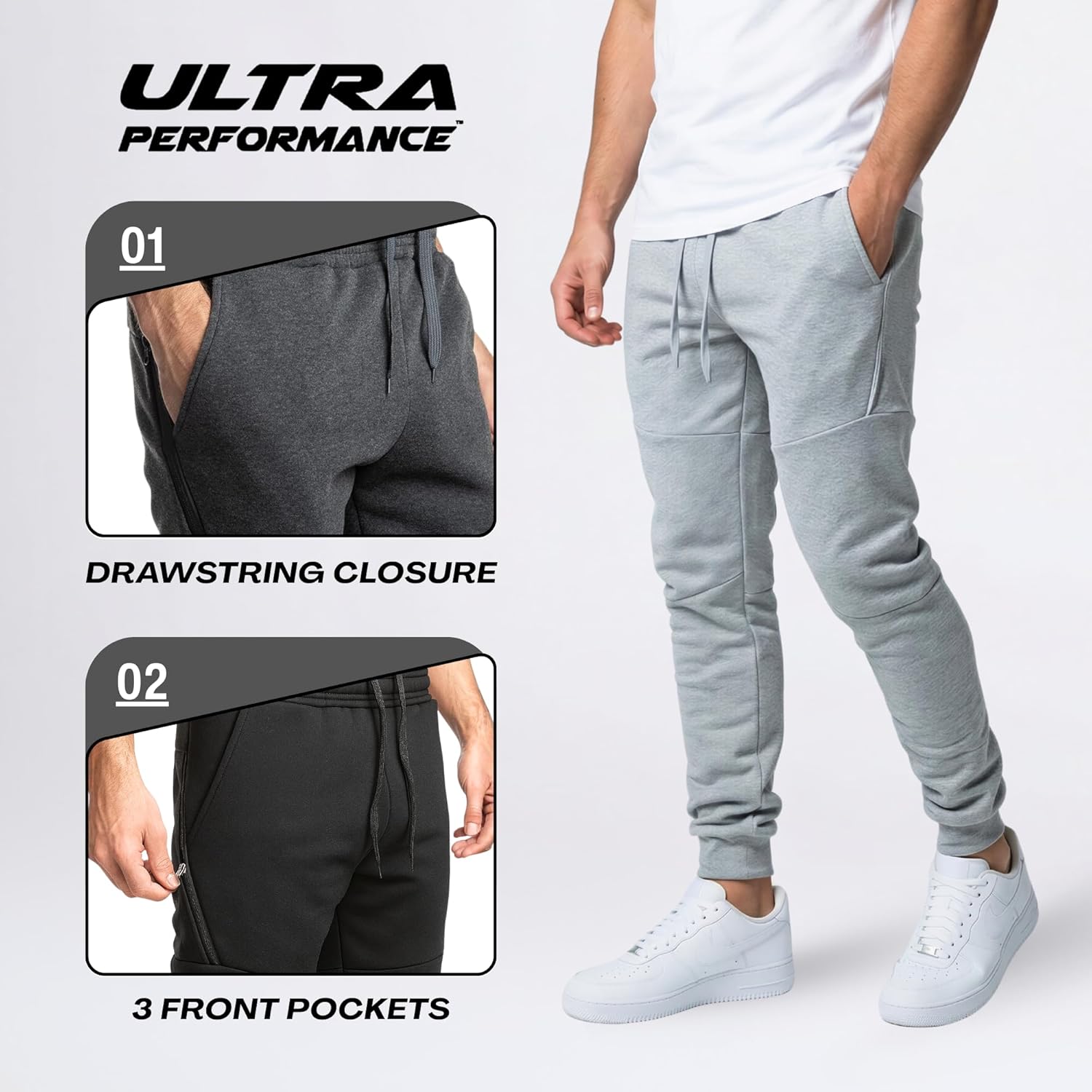 Thumbnail 4 de Ultra Performance 3 Pack Joggers 3-Pack