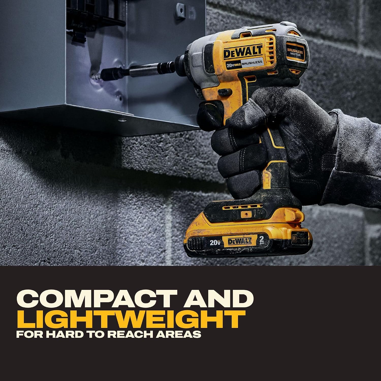 Detalle de DEWALT 20V MAX 1/4 Inch Impact Driver (DCF787D1) with Battery and Charger