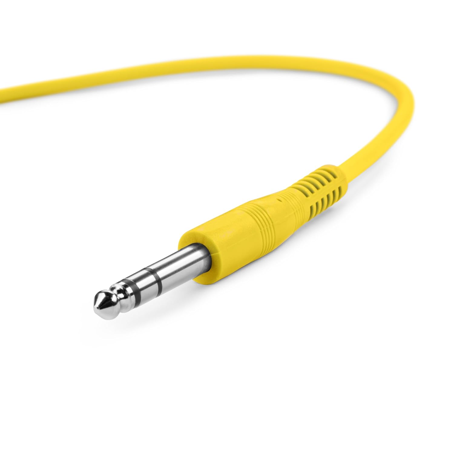 Detalle de Adam Hall K3BVV0060SET jackkabel, svart, 0,6 m med 6,3 mm-kontakter