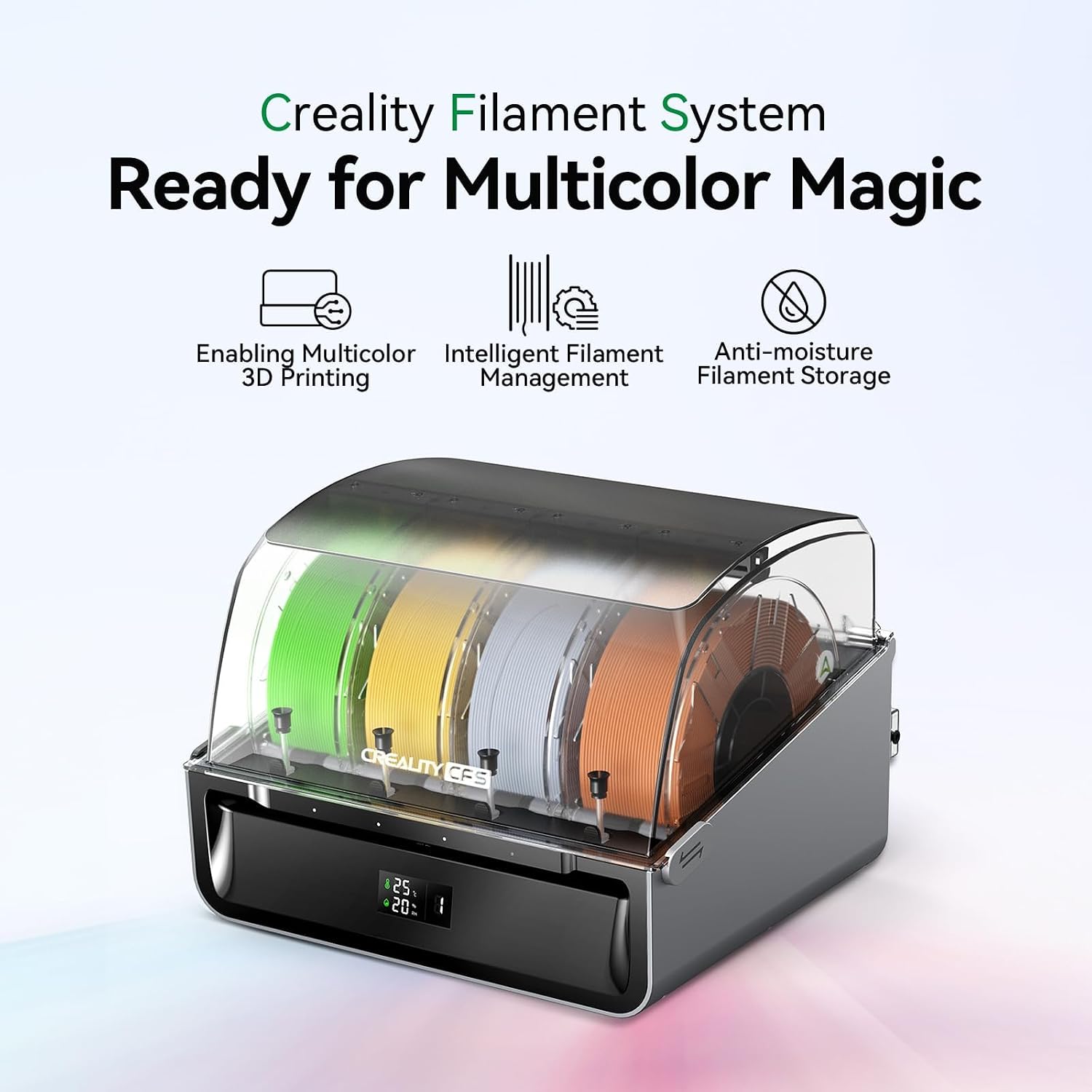 Detalle de Creality CFS Multi-Color 3D Printer Filament System, 16-Color Printing