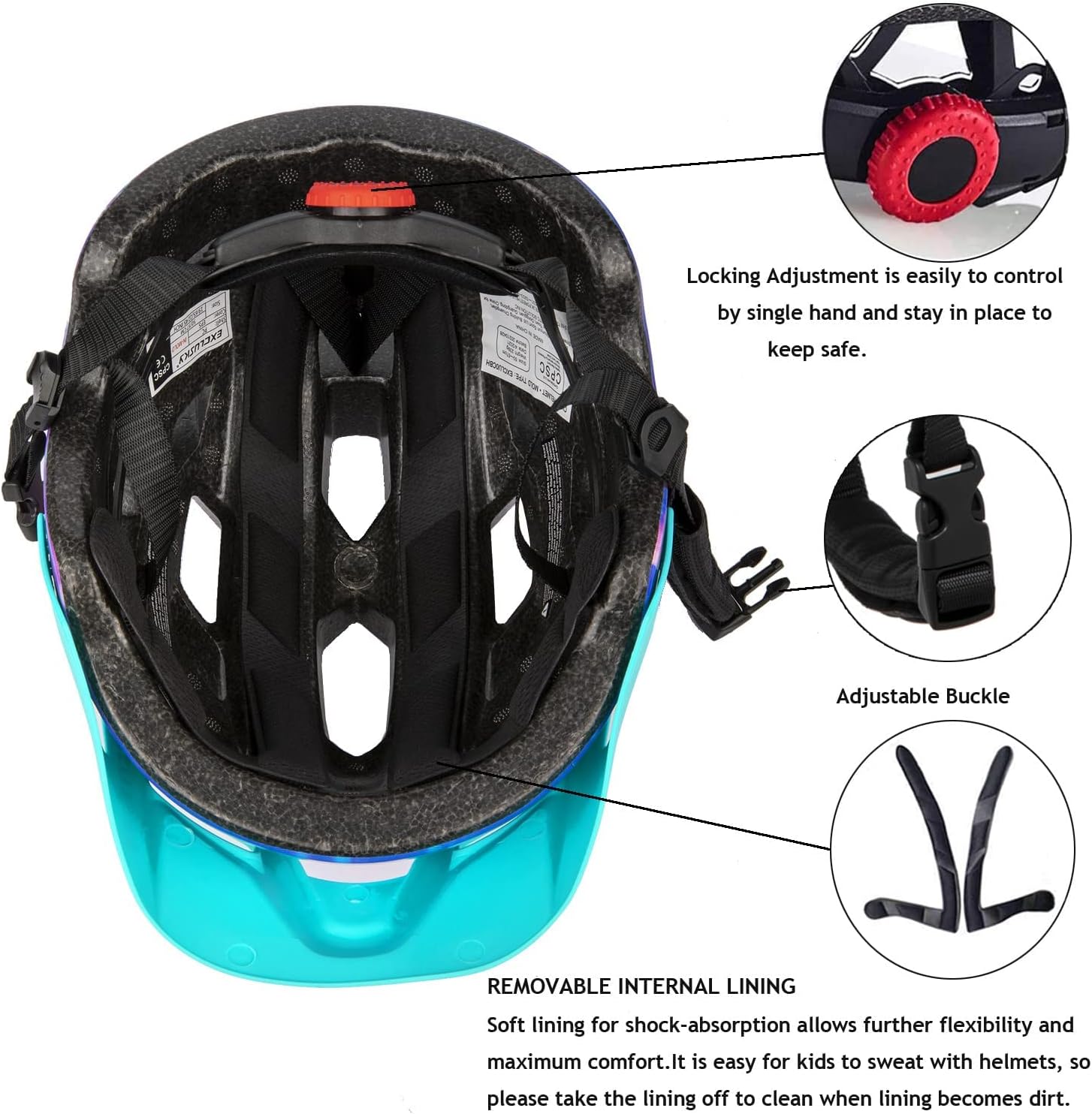 Thumbnail 3 de Exclusky Kids Helmet 180 g bike safety