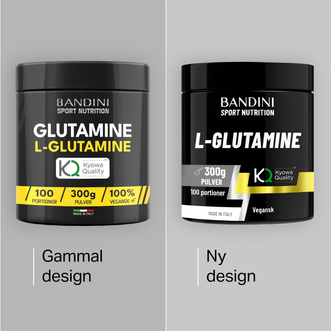 Detalle de Bandini Kyowa Pure L-glutaminpulver, 300 g – veganskt och utan smak