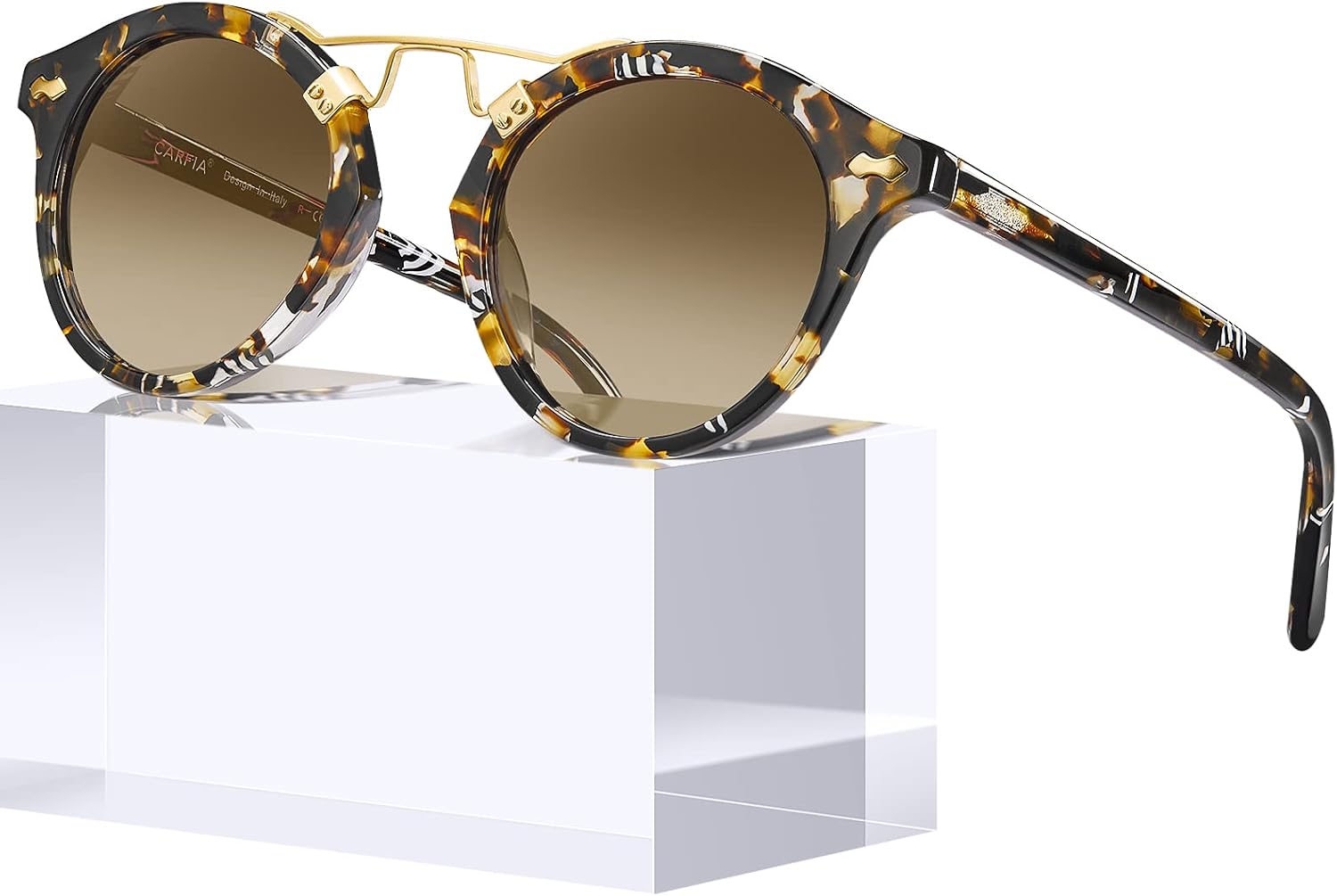 Thumbnail 5 de Carfia CA5395 Round Polarised Sunglasses