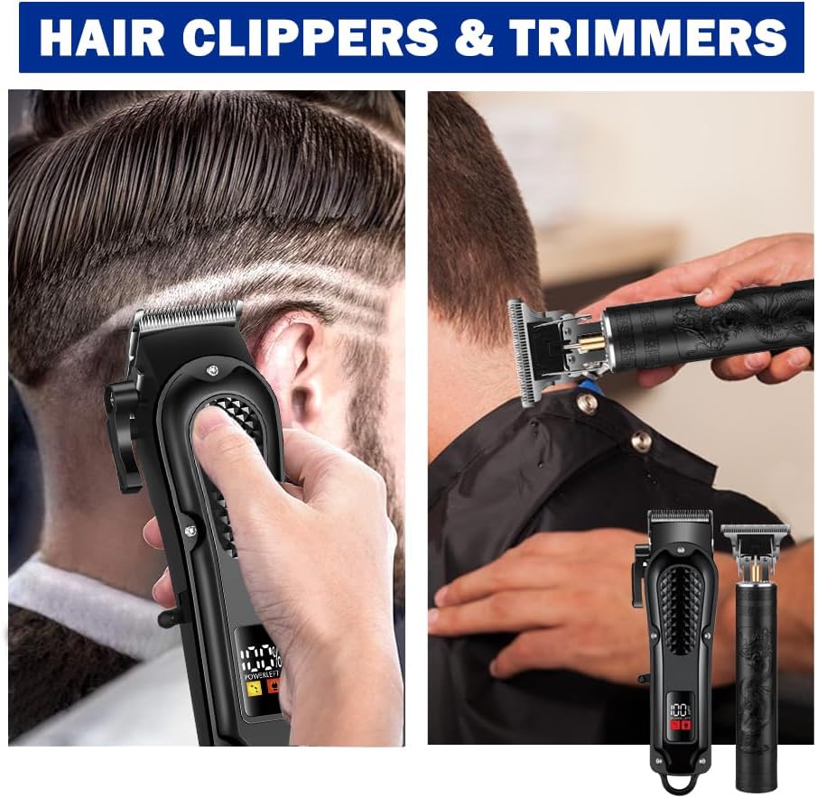 Thumbnail 2 de OIYO Cordless Hair Clippers for Men: All-in-One Self Haircut Kit for Home Grooming