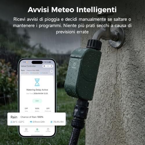 Thumbnail 7 de WOOX Programmatore Irrigazione WiFi Intelligente – Senza Hub Richiesto