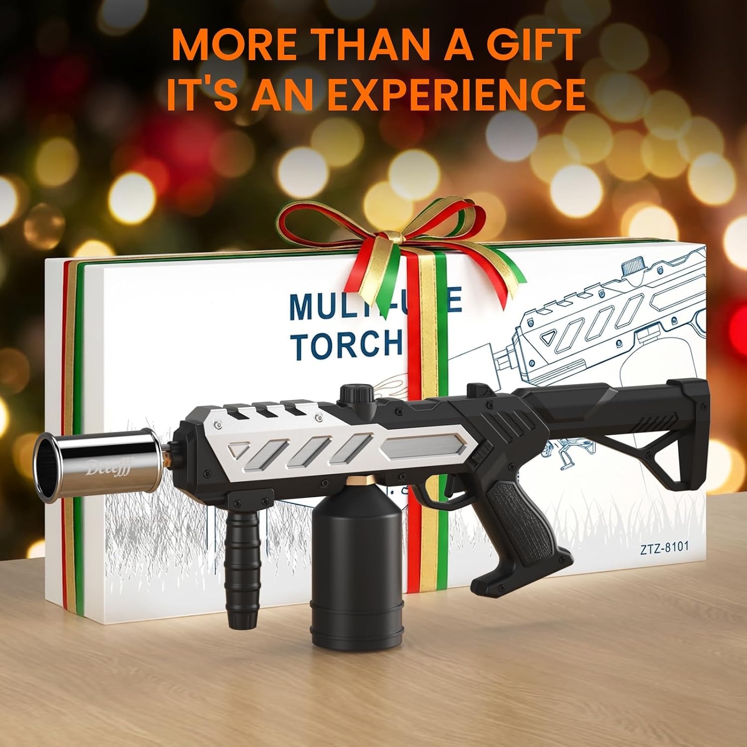 Detalle 2 de Dceefff Propane Torch Gun Sliver プロパントーチガン シルバー 着脱式・炎調整機能付き