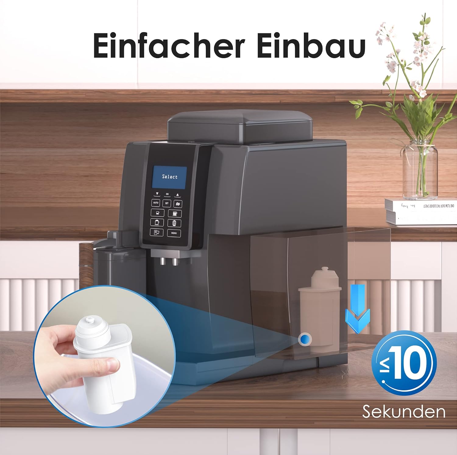 Thumbnail 6 de Waterdrop Ersatzwasserfilter für Siemens EQ Serie, EQ6/EQ9 & passende Modelle – TÜV SÜD zertifiziert (12 Stück)