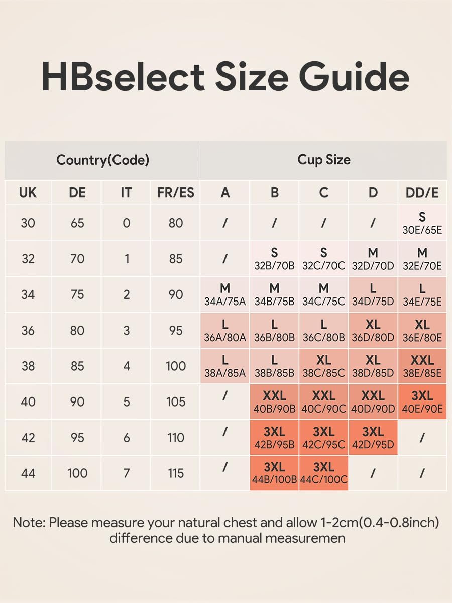 Detalle de HBselect Still-BH ohne Bügel Seidig – nahtloses Still- und Schwangerschafts-BH mit Verlängerung, atmungsaktiv