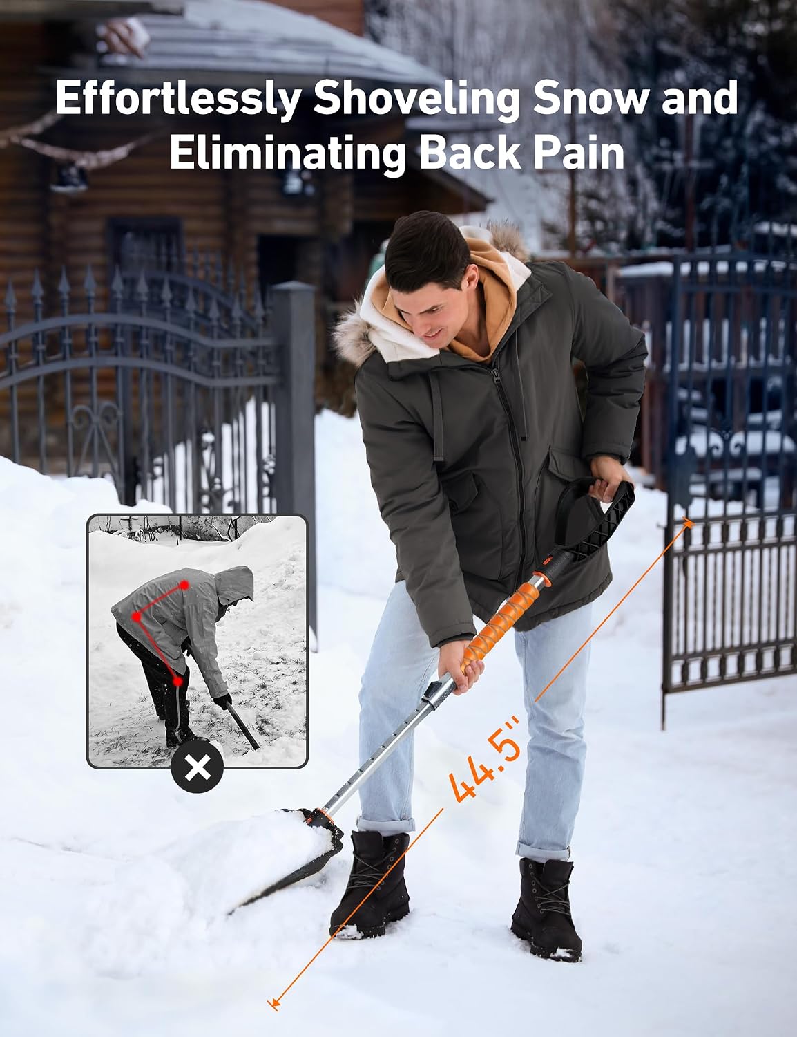 Thumbnail 5 de AstroAI Lightweight Snow Shovel 1.75 lb ๐