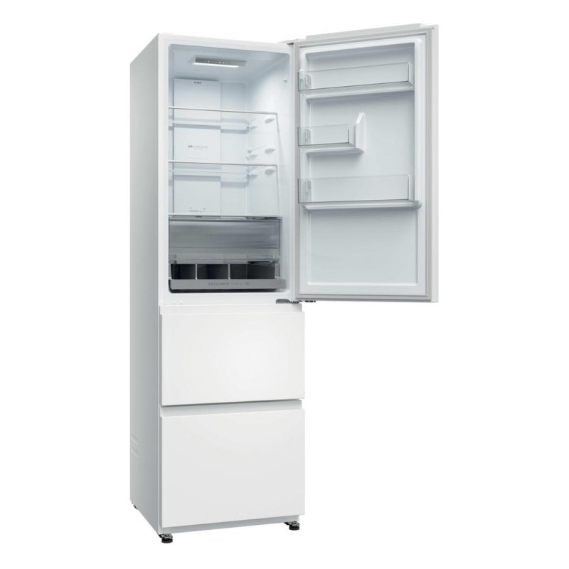 Detalle de Haier HTR3518ENMW No Frost: Frigorífico Combi 185 cm, 303 L, Blanco