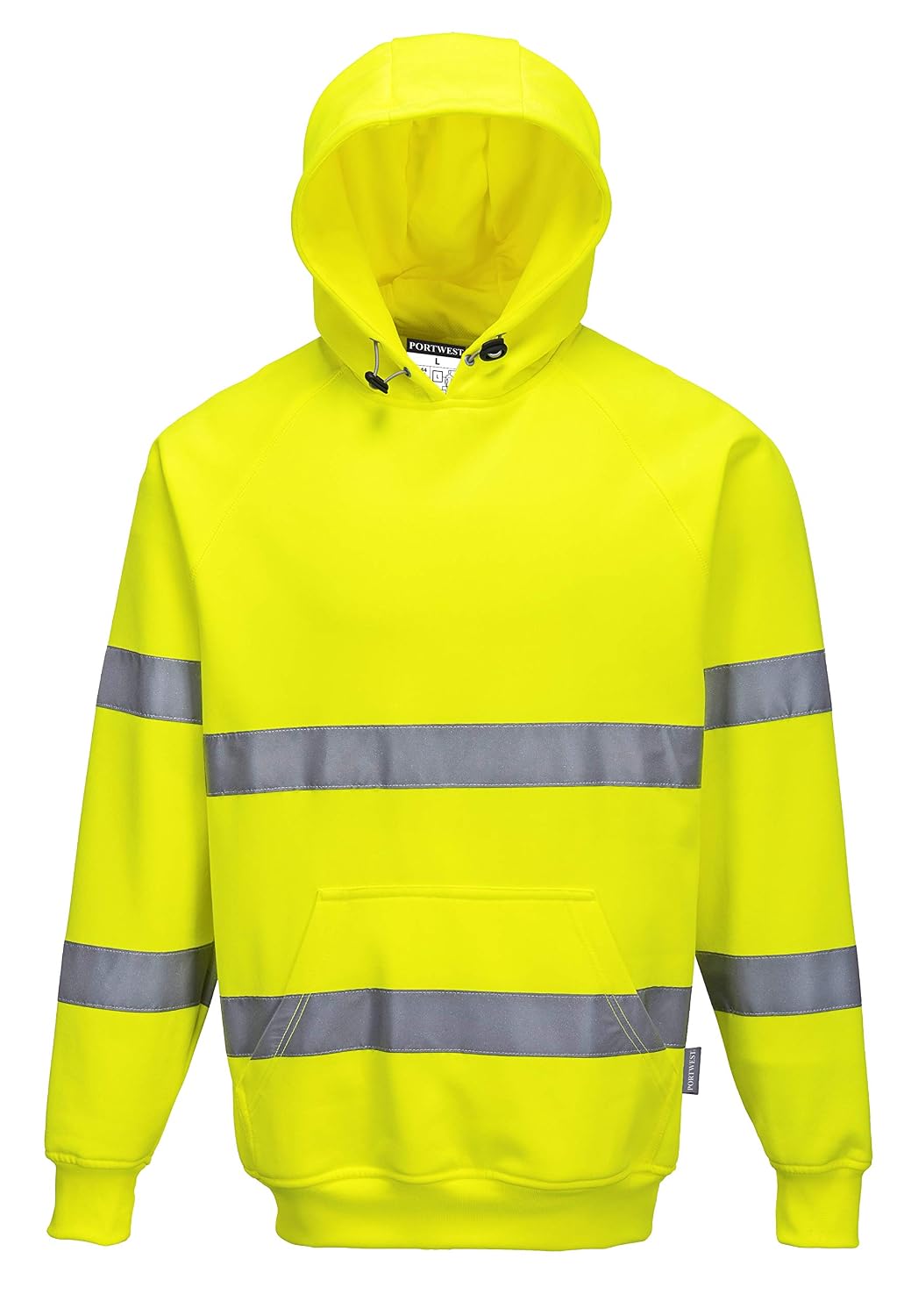 Thumbnail 6 de Portwest B304 Hi Vis Hoodie Mens EN ISO 20471 Class 3 with Bio Motion Tape, 300g Polycotton, Orange (Size L)