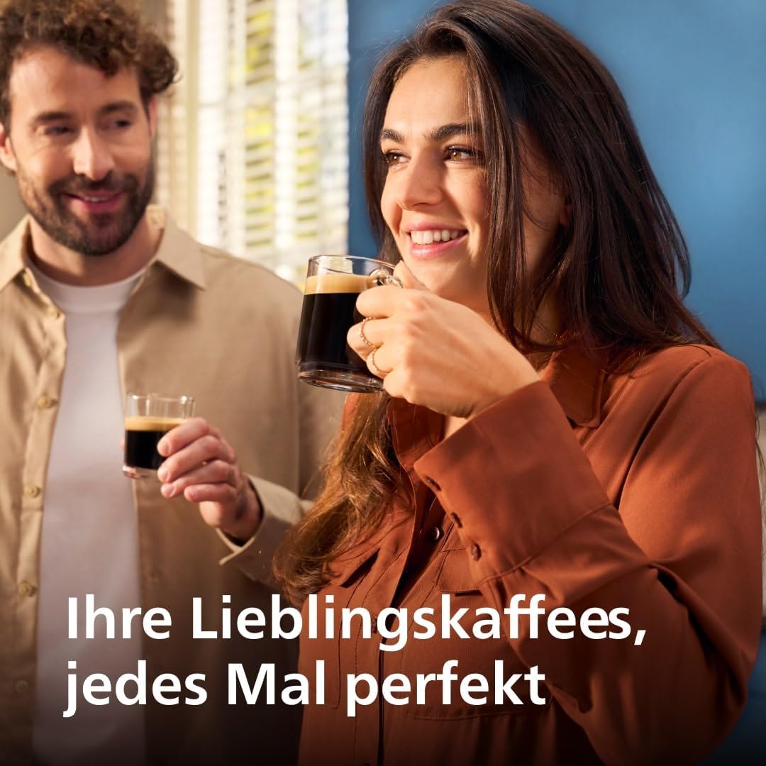 Thumbnail 1 de Philips 2200 Series Kaffeevollautomat EP2220/10 – 2 Kaffeespezialitäten, Touch-Display, Keramikmahlwerk, Mattschwarz