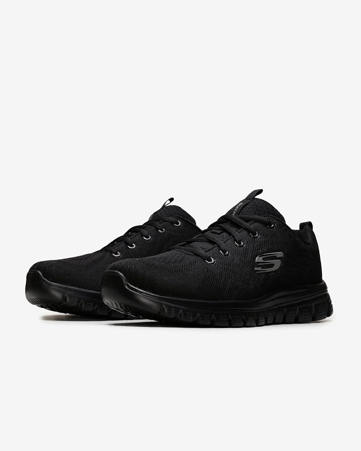 Thumbnail 2 de Skechers Graceful Get Connected Zapatillas Mujer 👟 Black Mesh