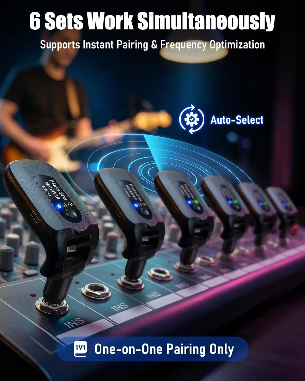 Thumbnail 3 de Flatsons Wireless Guitar System TR-U2