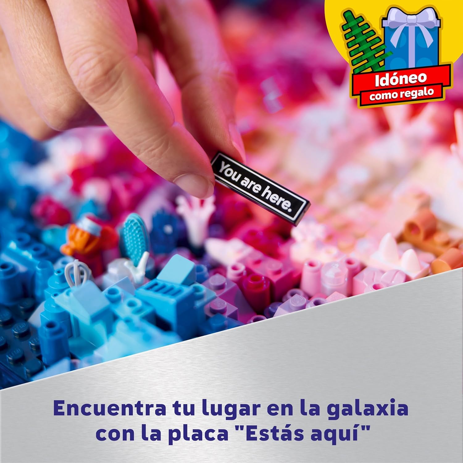 Detalle de LEGO Art Galaxia Vía Láctea 3091 piezas
