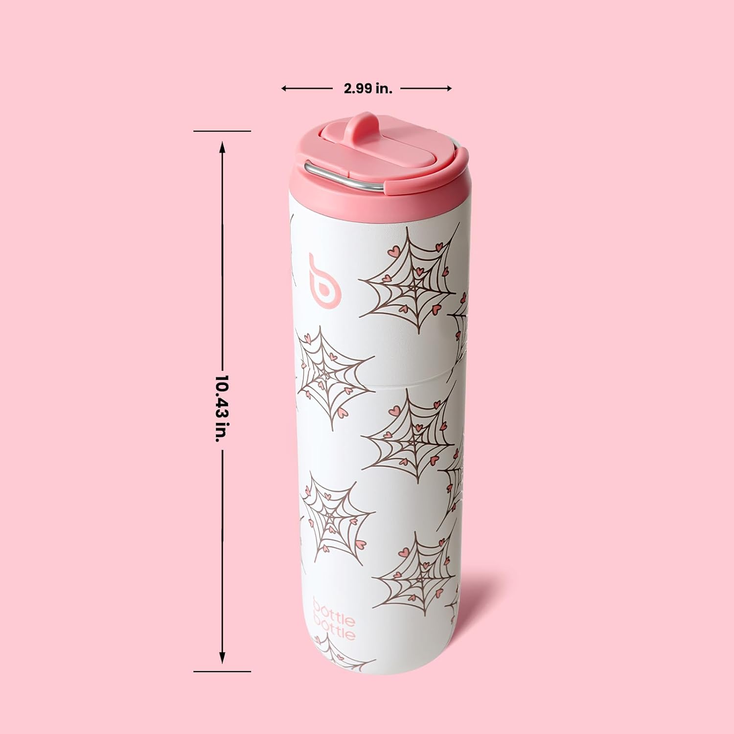 Detalle 2 de BOTTLE BOTTLE Isolierte Edelstahl-Trinkflasche 750 ml mit Strohhalm, Deckel & Griff – BPA-frei, doppelwandig, auslaufsicher