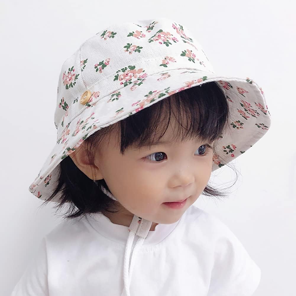 Thumbnail 3 de Malaxlx Baby & Toddler Kids Bucket Sun Hat – Cute Print Summer Outdoor Hat with Wide Brim & 50+ UPF