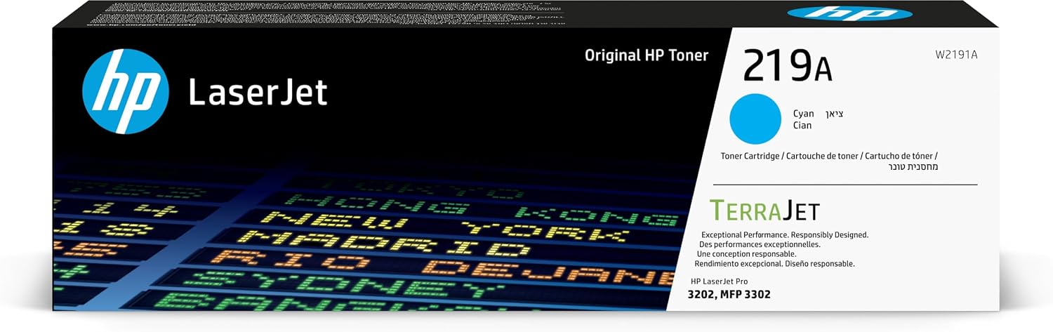 Detalle de HP 219A Cyan Original LaserJet Toner Cartridge
