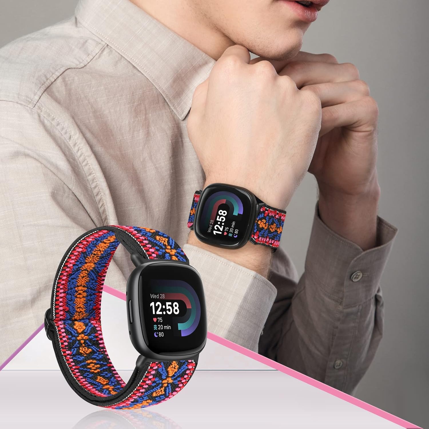 Thumbnail 6 de Tiptops Versa 4/Sense 2 5-pack nylon straps