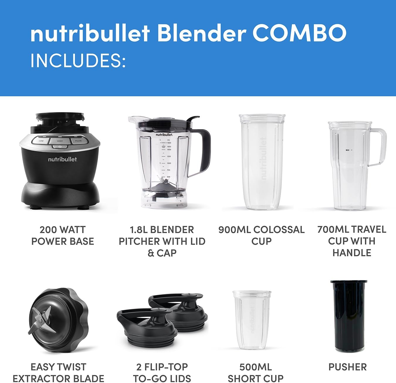 Detalle de nutribullet Hot & Cold Blender Combo 1.8L