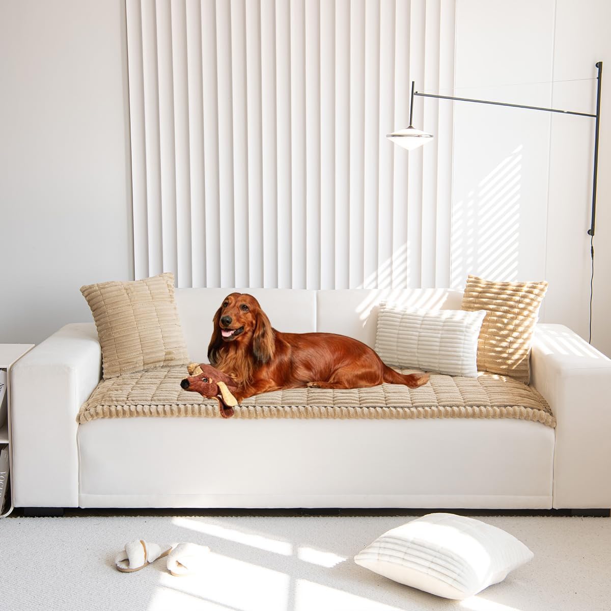Detalle de Mitid Fuzzy Sofa Cover for Pets ๐