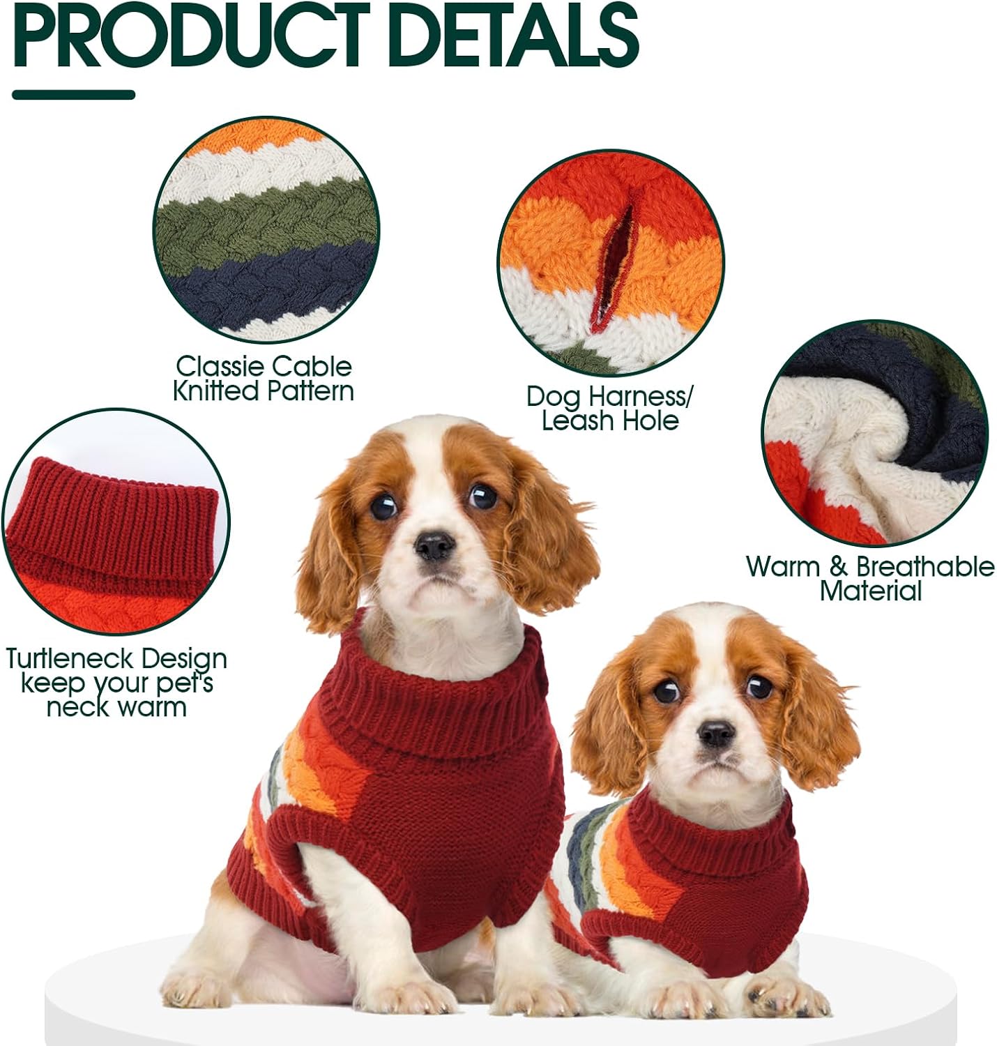 Thumbnail 5 de Kuoser Dog Sweater Size S