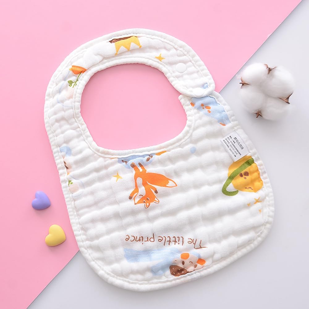 Thumbnail 3 de SLOSH wasserdichte Baby-Lätzchen (Set mit Druckknöpfen) für Neugeborene – 6 Stück