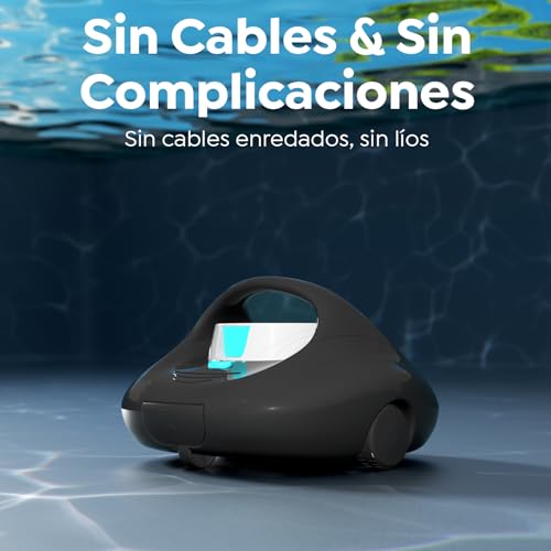 Detalle 2 de BRINBO Robot para Piscina: 130 minutos de limpieza potente y carga rápida en 2,5 h