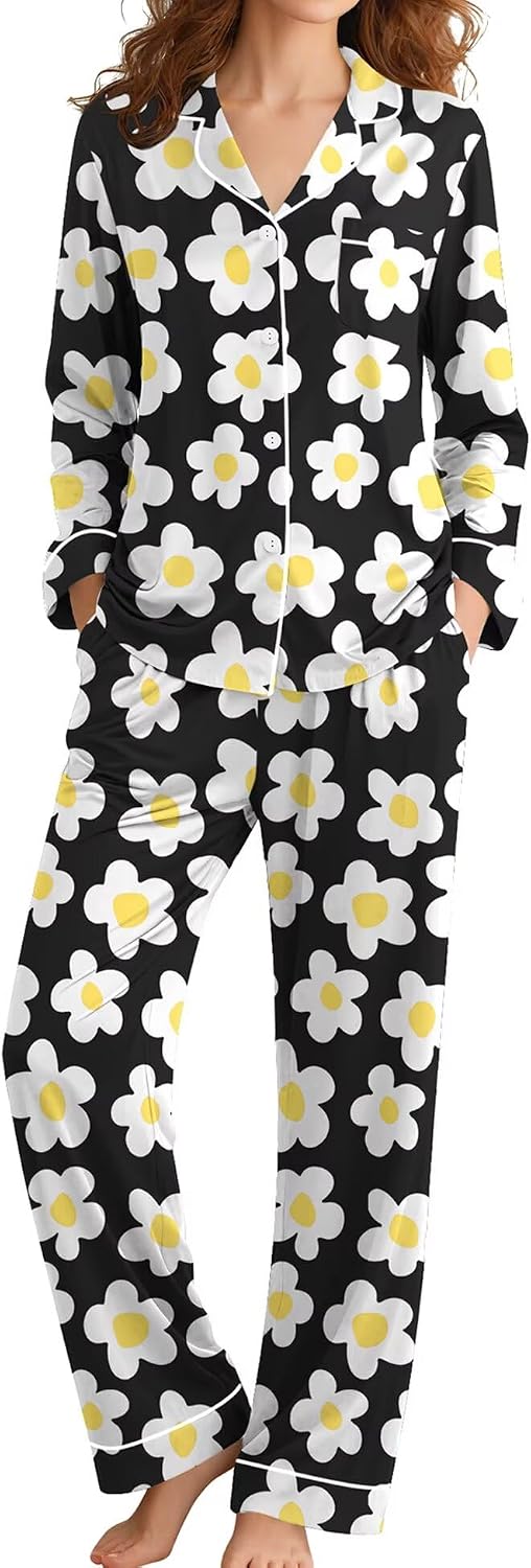 Detalle de SWOMOG Womens Pajamas Set 2-piece sleepwear