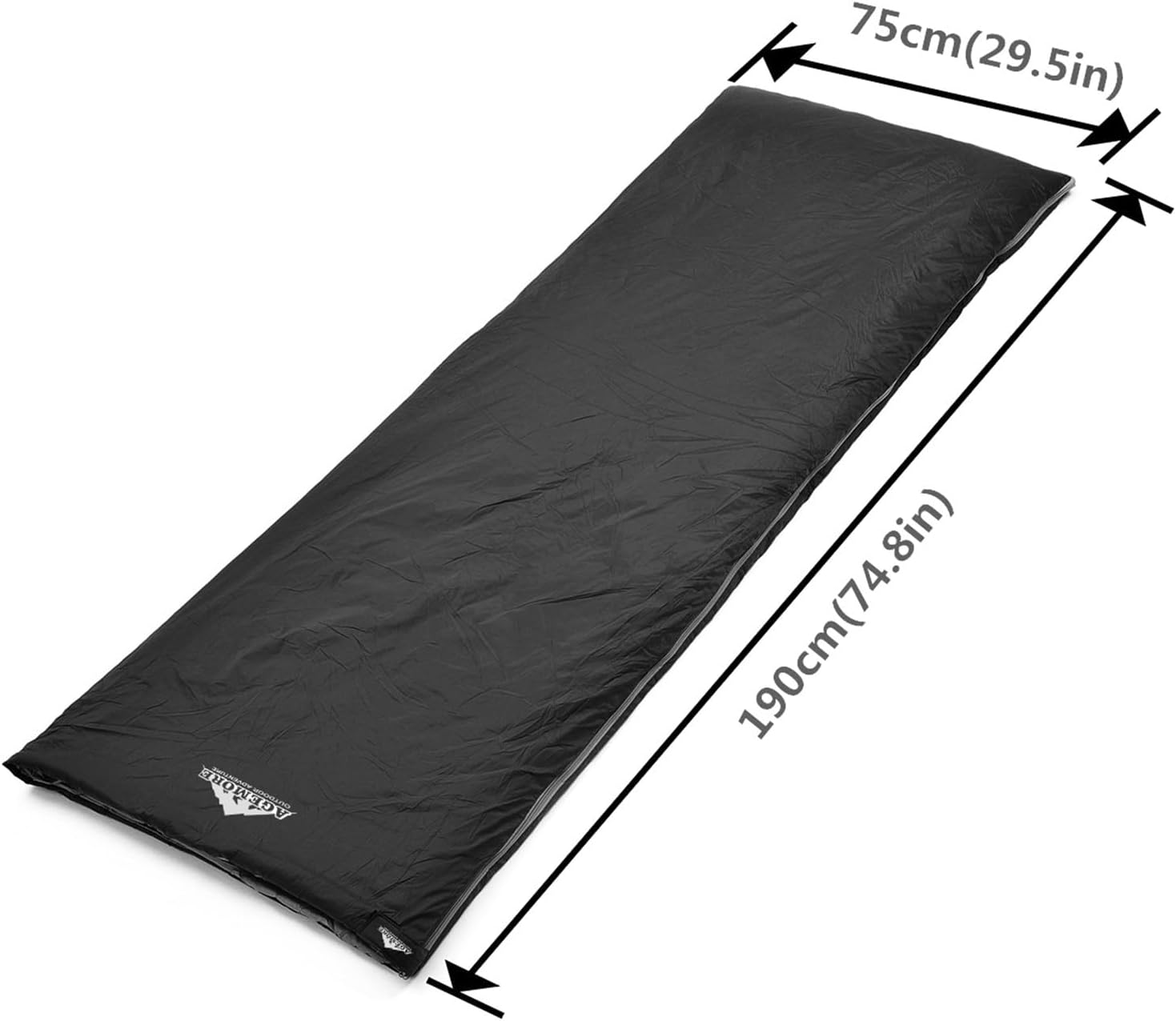 Thumbnail 6 de Agemore Ultra-light Warm Weather Rectangular Sleeping Bag (75" L x 30" W) – Ideal for Camping, Backpacking and Family Use