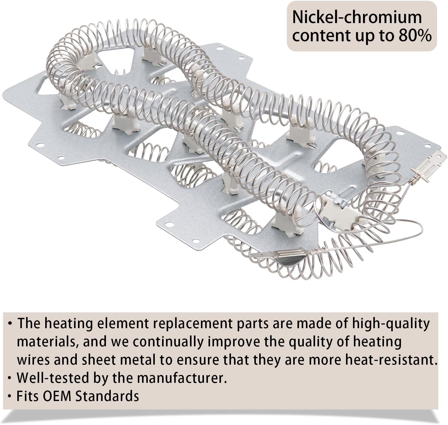 Detalle 2 de Siwdoy DV45H7000EP/A3 DV45H7000EW/A2 Dryer Heating Element Kit, 5300W
