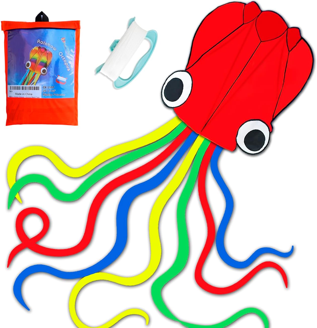 Detalle de Octopus Drachen Regenbogen Easy Flyer Large