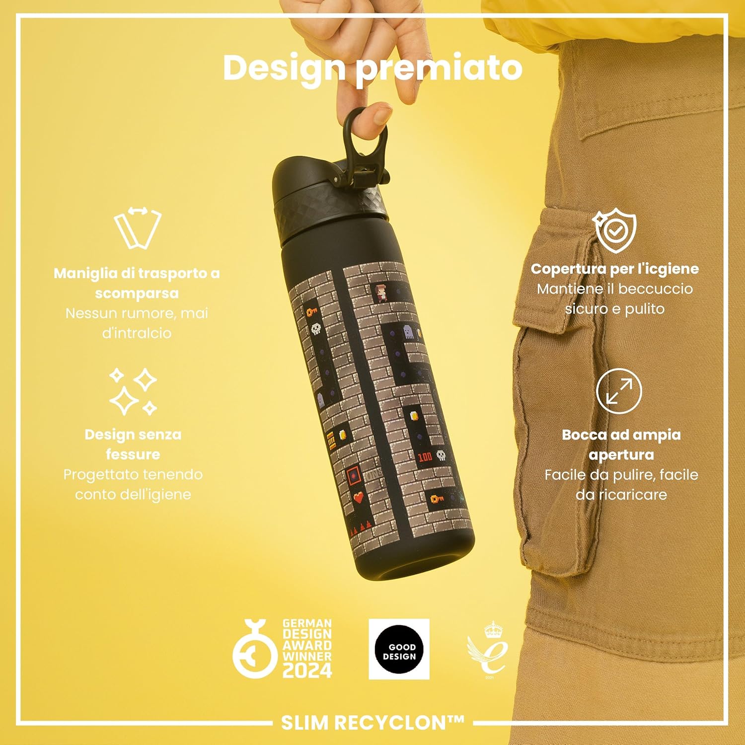 Thumbnail 5 de ION8 Borraccia a Prova di Perdite 500ml – facile da aprire, lavabile in lavastoviglie e senza BPA