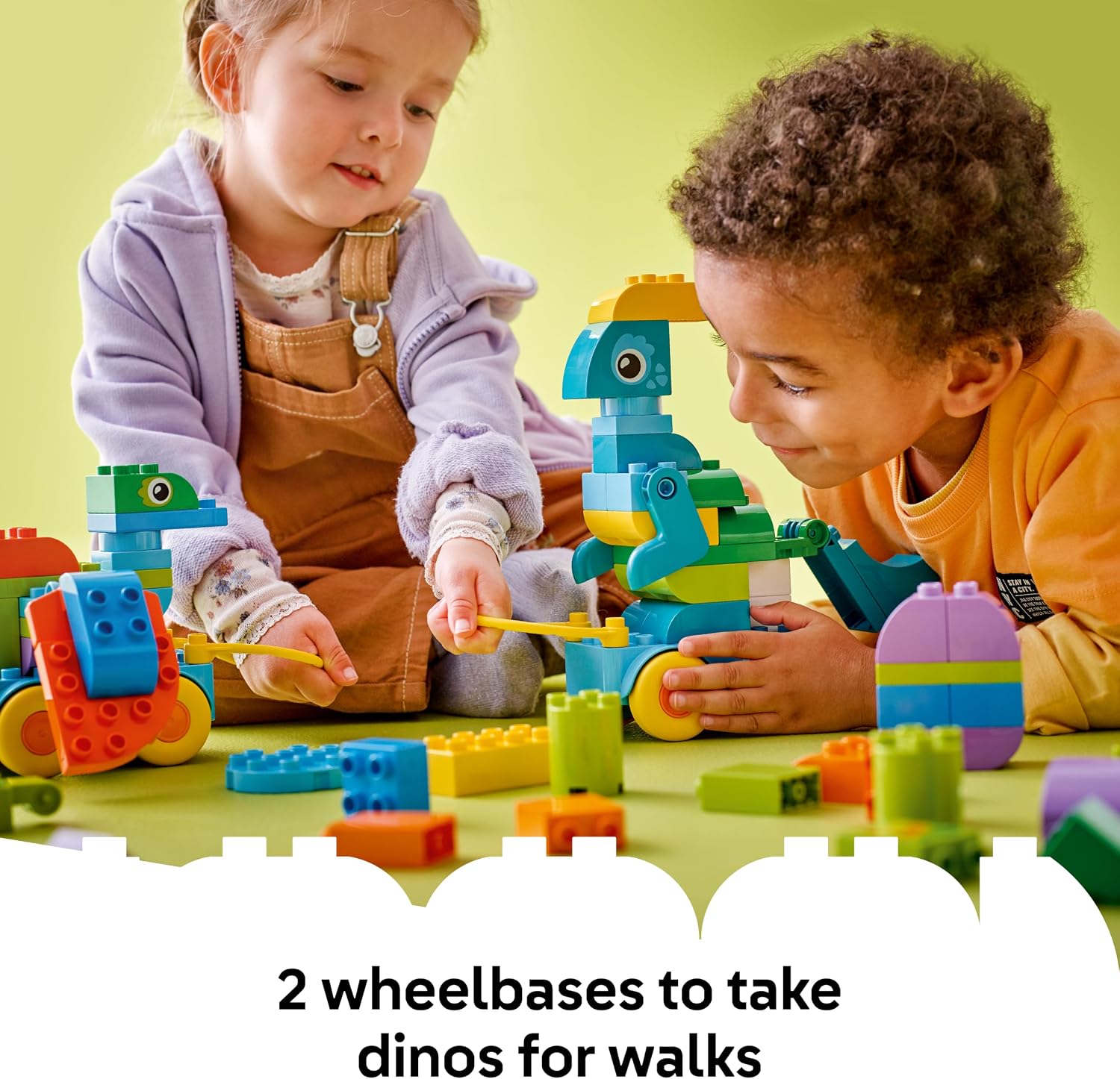 Thumbnail 5 de LEGO DUPLO 10451 Dinosaurs on Wheels 3-in-1 Building Toy, 108 Pieces
