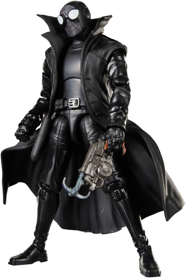 Detalle de Marvel Legends Spider-Man Noir G2094 – figurka 15 cm, 6 akcesoriów i karta retro