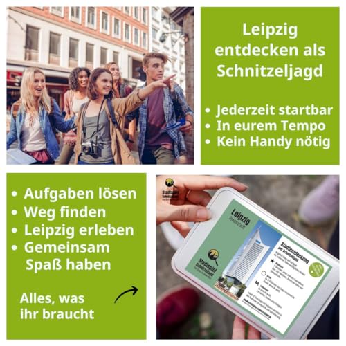 Detalle 2 de Stadtspiel Schnitzeljagd Leipzig Innenstadt – Entdeckertour