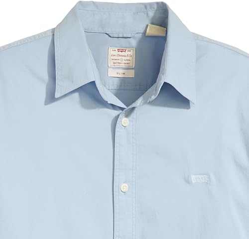 Thumbnail 6 de Levi's Long-Sleeve Battery Housemark Slim Camisa - Soft Chambray Blue (M, Hombre)