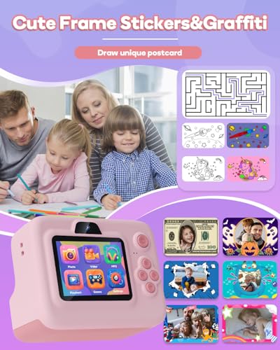 Thumbnail 2 de Dylanto Kids Camera Instant Print: 1080P Fun, Portable Photo Printer Camera for 3–12 Year Olds