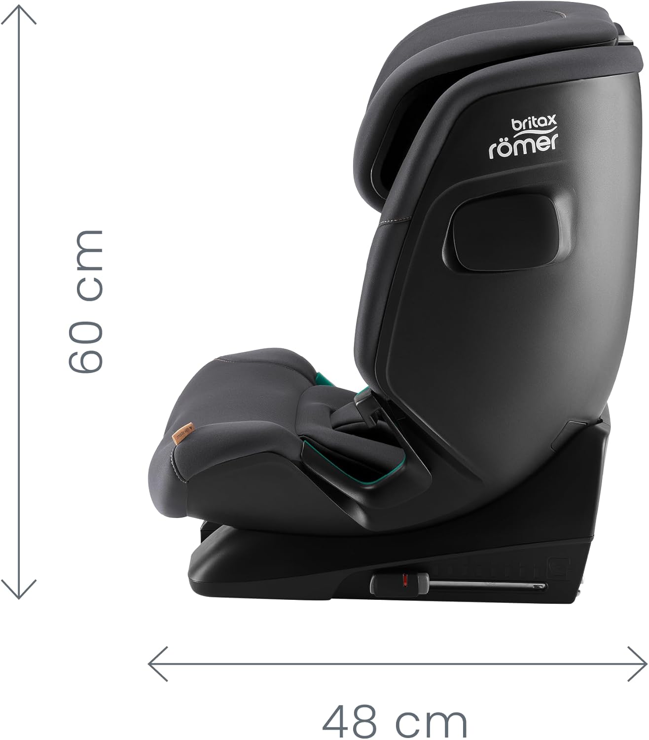 Thumbnail 2 de BRITAX RÖMER ADVANSAFIX 2 Z-LINE i-Size 76–150 cm con ISOFIX e Top Tether Space Black
