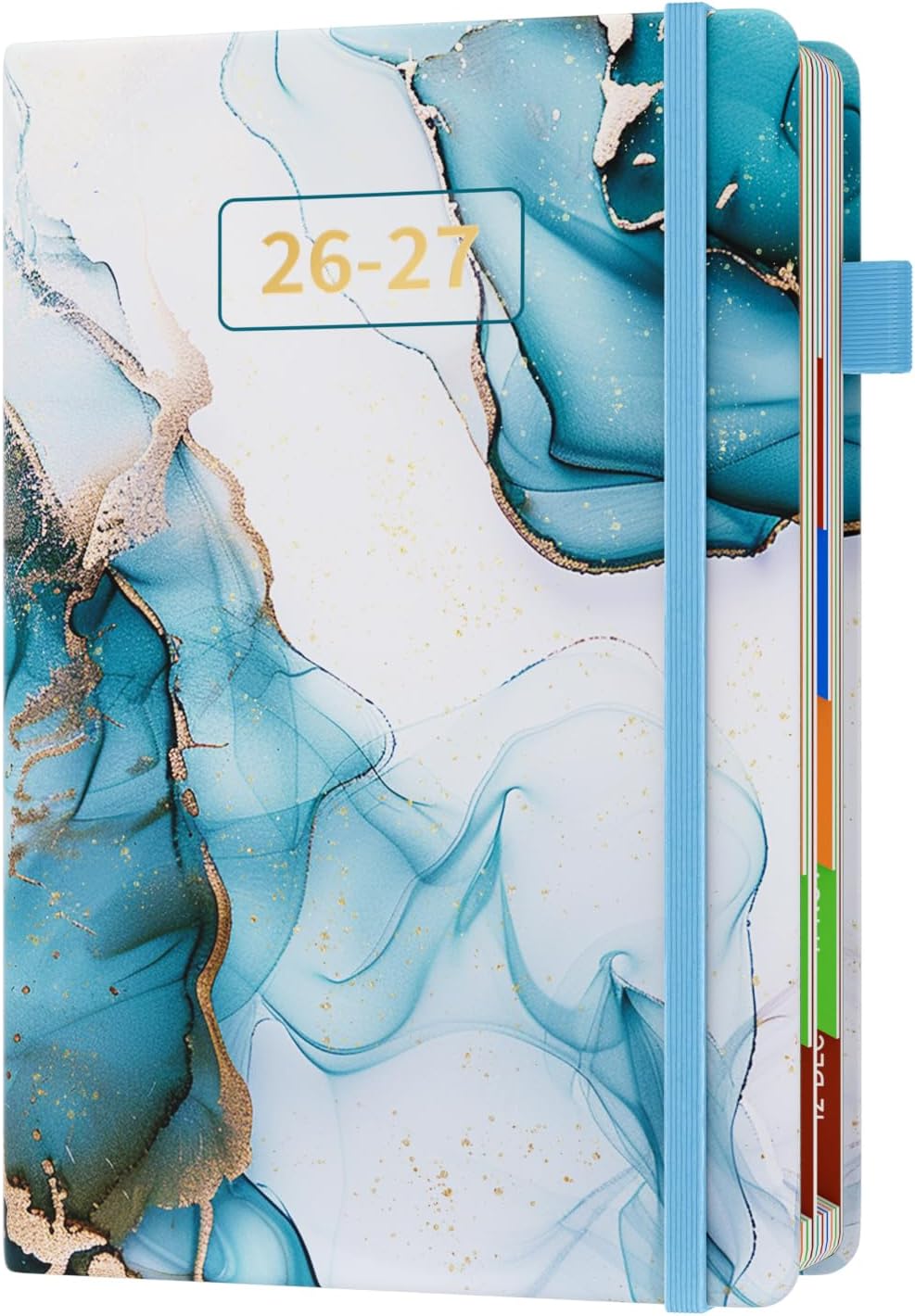 Detalle de Sailingvan Academic Diary 2026-2027: Page A Day A5 (July 2026 – June 2027) with Colourful Tabs