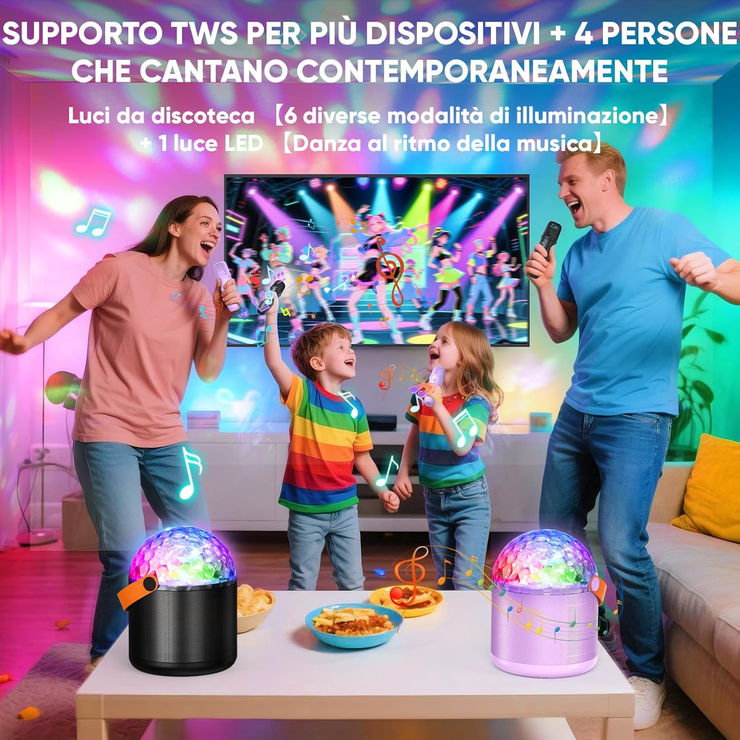 Detalle 2 de Karaoke con microfono portatile 🎤