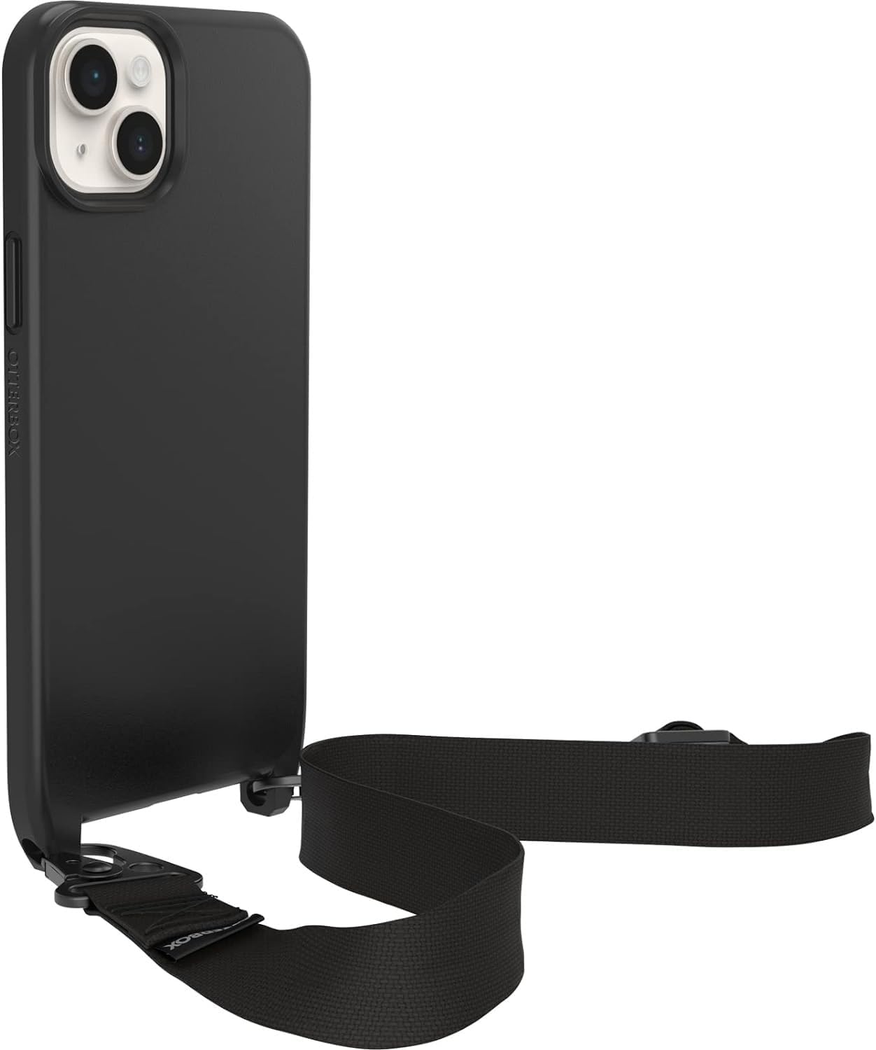 Detalle de Otterbox Cover React Lanyard con MagSafe per iPhone 14 Plus (custodia sottile antishock con cordino) nera