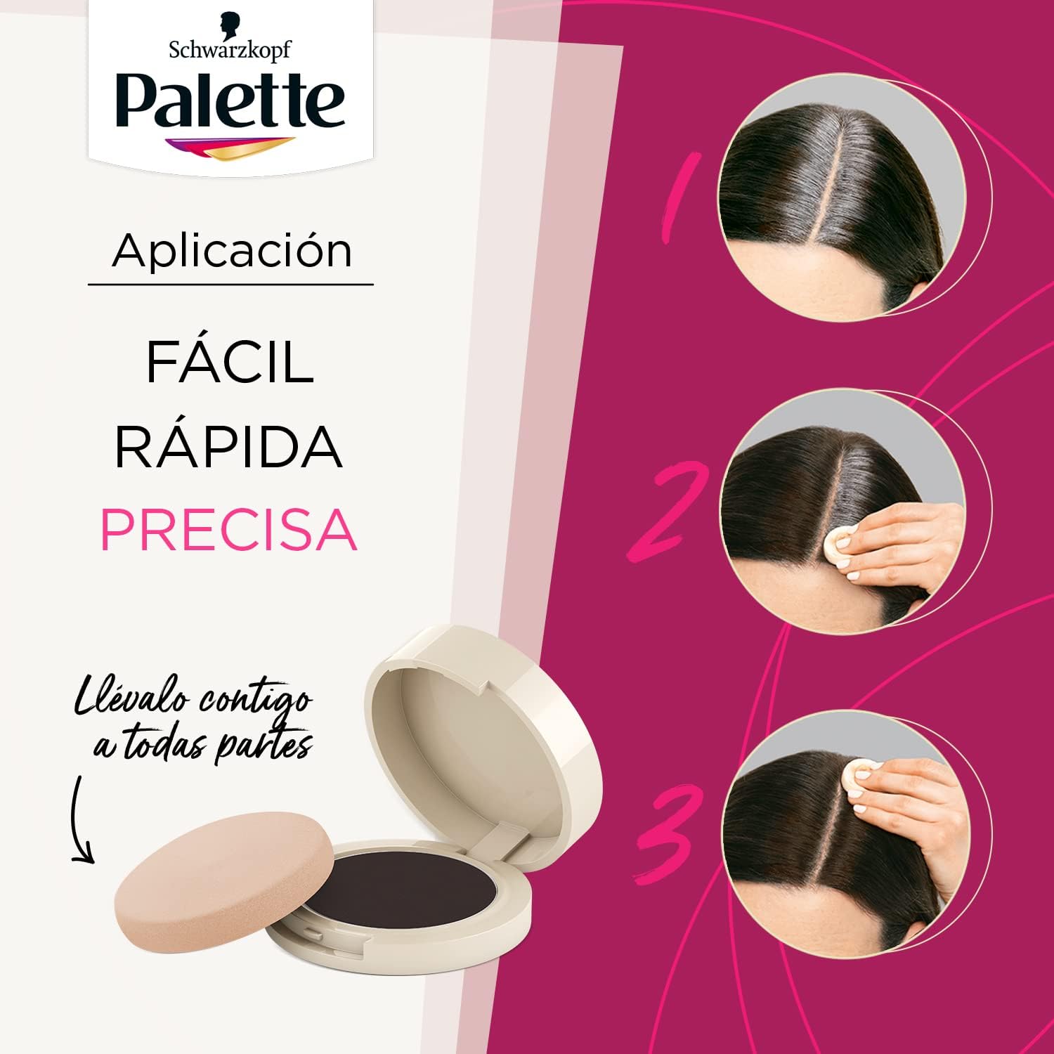 Thumbnail 3 de Schwarzkopf PALETTE RETOUCH Crème Noir 26g 🎨