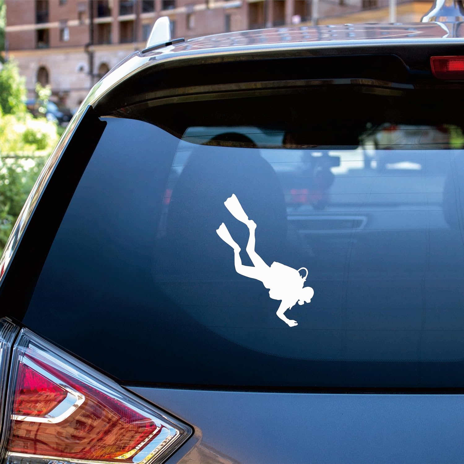 Detalle de Scuba Diver Vinyl Sticker, 4-inch