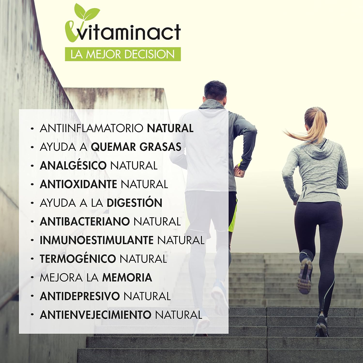 Detalle 2 de Curcuma con Jengibre y Pimienta Negra, Vitamina C 1280mg
