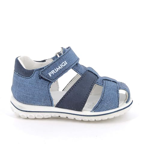 Detalle de PRIMIGI 1363433 Sandali Ragnetto Bambino con Strappo Plantare in Pelle Blu 19