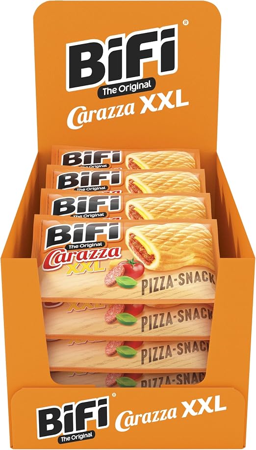 BiFi Carazza XXL Aperitivos de Pizza con Salami y Queso 🍕